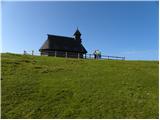 Za Ušivcem - Chapel of Marija Snežna (Velika planina)